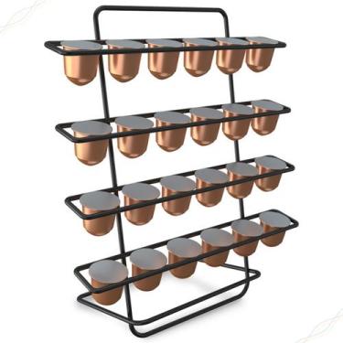 Imagem de Suporte para 24 Capsulas Nespresso em Aço - Porta Capsula de Cafe - St