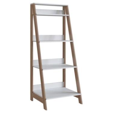 Imagem de Estante Multiuso 4 Prateleiras B81 Branco Montana NOVAM - Nova Mobile,