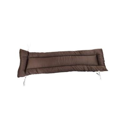 Imagem de Almofada Futon para cadeira e banco 150x60cm - Riqueza Textil, Marrom