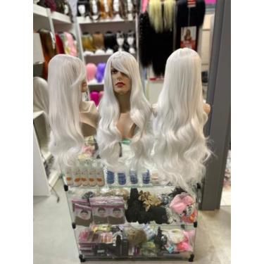 Imagem de Lacewig, peruca, loira, preta loiro mel, branca, platinada, claro, lon