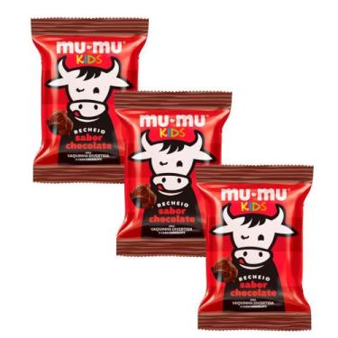 Imagem de Kit 3 Chocolate Mu-Mu Kids Neugebauer Chocolate 15,6g