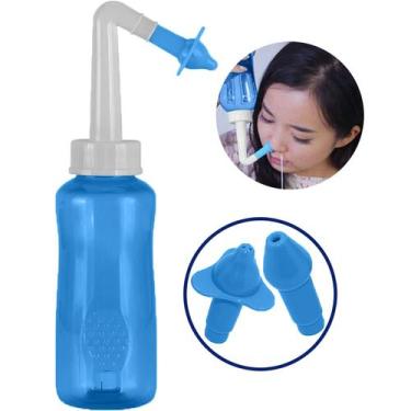 Imagem de Higienizador Lavagem Nasal Ducha Garrafa 300 Ml E 2 Bicos - DL IMPORTS