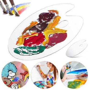 Imagem de Paleta Bandeja Pintura Acrílico Gode Godet 20X25 Cm Fenix - Indústria 