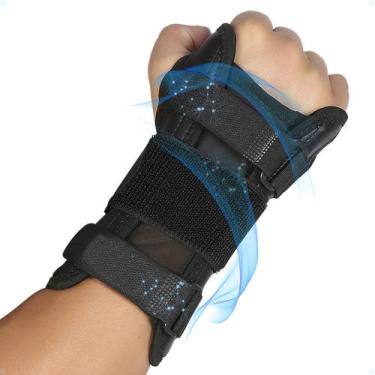 Imagem de Munhequeira Com Tala Pulso Órtese Estabilizador Punho Alivio - Hxt