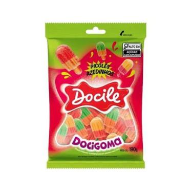 Imagem de Bala de Goma Picolé Azedinha Docigoma Docile - 190g