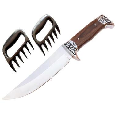 Imagem de Kit Perfeito De Churrasco Faca Nobre Picanheira + Garra Urso - FACATOP