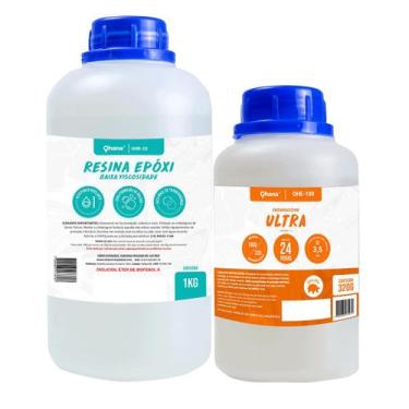 Imagem de Resina Epóxi Incolor para Alta Espessura P/ River Table 1,32kg - Ohana