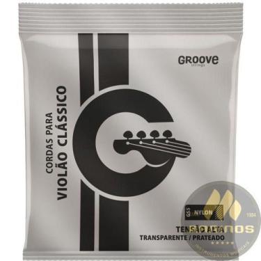 Imagem de Encordoamento GROOVE Violão Náilon Tensão ALTA GS5 A Crista/Prata