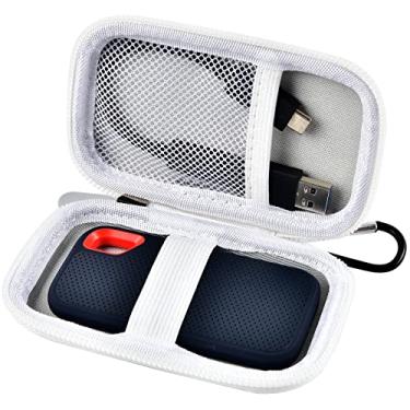 Imagem de Capa compatível com SanDisk 1TB 2TB 500GB 4TB/para SSD portátil PRO Extreme, suporte de armazenamento de disco rígido de estado sólido externo para SDSSDE61/SDSSDE60/SDSSDE81/SDSSDE30/SDSSDE60 (apenas