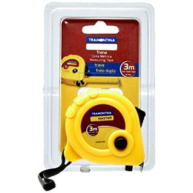 Imagem de Tramontina 43156303, Trena com Fita de Aço Capacidade 3M, Amarelo