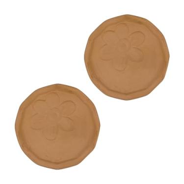 Imagem de Lelucermaire Protetor de açúcar mascavo terracota protetor de açúcar mascavo amaciante de açúcar mascavo absorvente de umidade de argila natural para alimentos e especiarias pacote com 2 (flor)