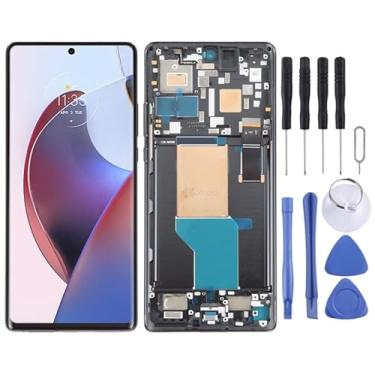Imagem de tela Tela LCD original para Motorola Moto Edge 30 Ultra Digitizer Conjunto completo com quadro substituição da tela