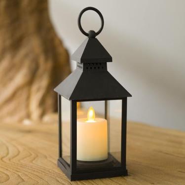 Imagem de Lampião Luminária Grande Lanterna Led Decoração A22xl10xc10 FD1192 - B