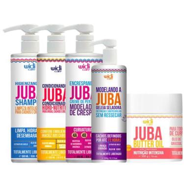 Imagem de Kit Juba Completo Shampoo + Condicionador + Mascara Butter Oil + Gelei