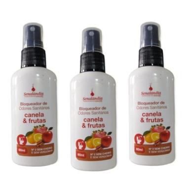 Imagem de 3 Bloqueador de Odor Sanitário N 2 de Canela Pós Bariátrica Free Coco 
