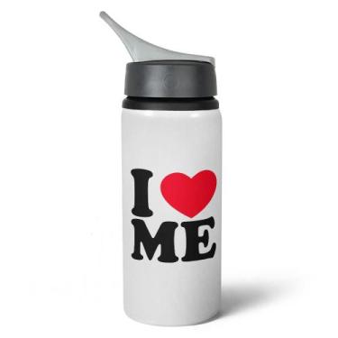 Imagem de Garrafa Squeeze NK Geek - I love me - Modern Family - JPS INFO