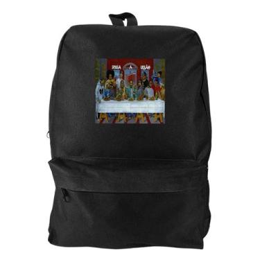 Imagem de Mochila Bolsa Masculina Basica Escolar Pega a Visão Estampado Rappers 