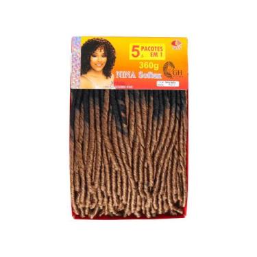 Imagem de Cabelo Sintetico Nina Softex Pacotão Serve 1 Cabeça Cheia - importado 