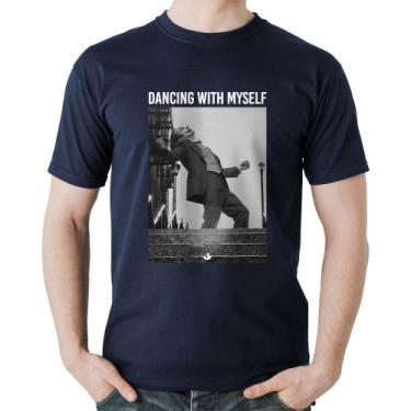 Imagem de Camiseta Algodão Dancing with myself - Foca na Moda, Marinho, G