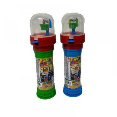 Imagem de Kit 2 Tubetes Bolhaha Sabão Super Bubble com Jogo Basquete - Matoys