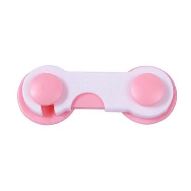 Imagem de Trava De Armário Gaveta Segurança Bebê Crianças Anti-Acidentes 2 Peças