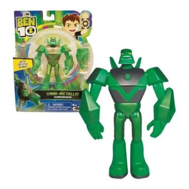 Imagem de Ben 10 Boneco Articulado 12 Cm Diamante Alienígena Metálico - Playmate