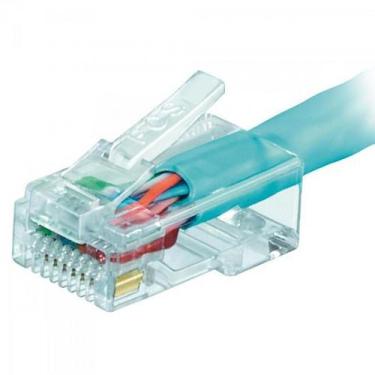 Imagem de Patch Cord U/UTP CAT.5e CMX 2,5m T568A Azul Furukawa Sohoplus