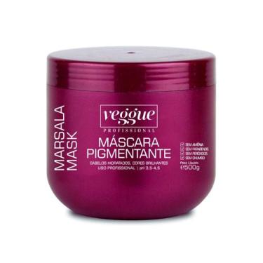 Imagem de Mascara Intensificadora Marsala 500g Tonaliza,Realça e hidrata - Veggu