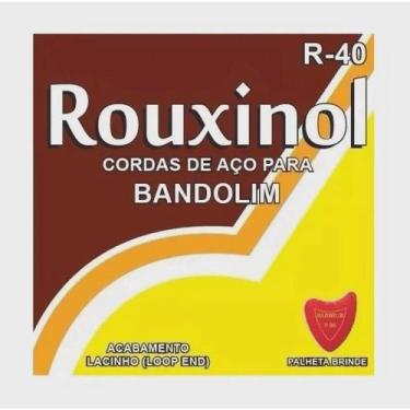 Imagem de Encordoamento Bandolim Aço tensão média com laço - Rouxinol