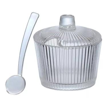 Imagem de Açucareiro Graffiato Transparente em Vidro 200ml ACRO012TR - Hauskraft