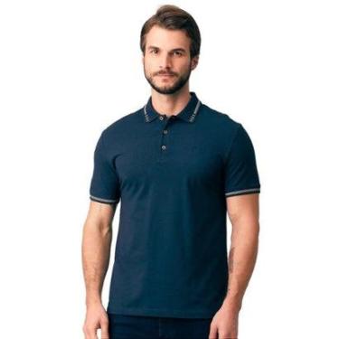 Imagem de Camisa Polo Individual Piquet Duplo Masculino-Masculino