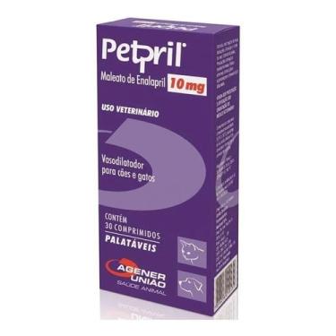 Imagem de Vasodilatador Petpril Agener 10mg c/ 30 Comprimidos - agener uniao