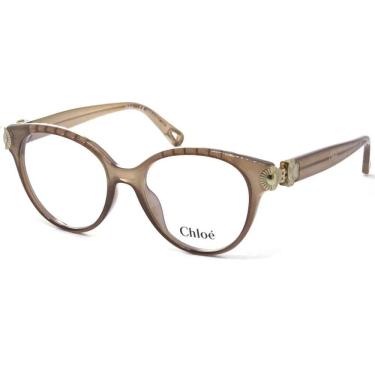 Imagem de Óculos Chlo+AOk- Ce2733 272 52 +AC0- Marrom +AC0- 3