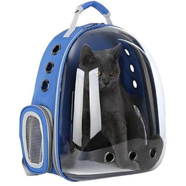 Imagem de Mochila Pet Para Transporte De Cães E Gatos Visão Panorâmica - Estoque