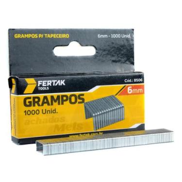 Imagem de Kit 5.000 Grampos de Grampeador Tapeceiro 6mm 8mm 10mm 12mm 14mm Profi