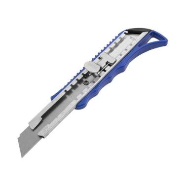 Imagem de Estilete Largo Reforçado Com Trava 18 mm Profissional - Western