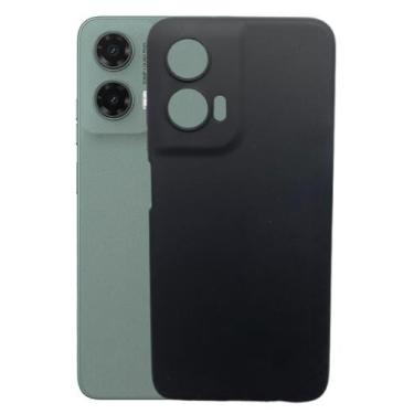 Imagem de Capinha Capa Anti Impacto Aveludada Preta Para Moto G35 - Mustangshop