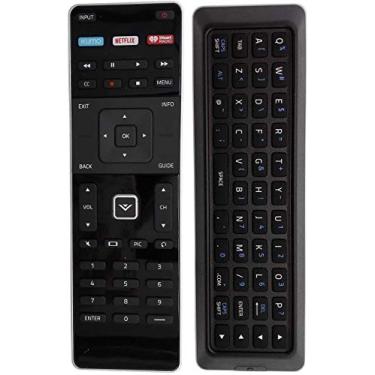 Imagem de Controle remoto Vizo XRT500 Qwerty Dual Side com luz traseira para VIZIO P502UIB1 P502UIB1E P552UIB2 P602UIB3 P652UIB2 P702UI-B3 P702UIB3 RS65-BL RS65BL M322I-B1 M422I-B1 P502UI-B1 3 P502ui-B1E P602UI-B3