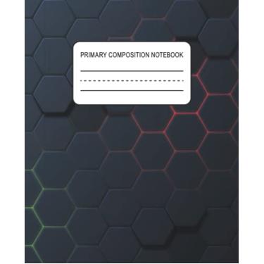 Imagem de Primary Composition Notebook: Wide Ruled Paper Notebook Journal | Pretty Black Green Blue Red Light box | Blank Wide Lined Workbook for Girls Boys Kids Teens Students