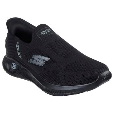 Imagem de Skechers Tênis masculino Hands Free Slip-ins Go Walk Anywhere - The Tourist, Preto/preto, 45