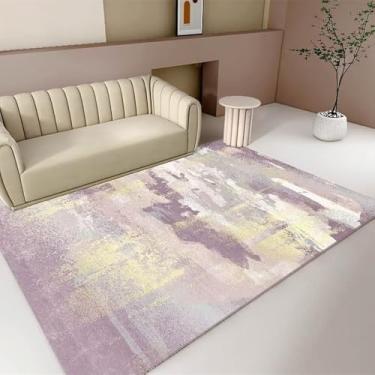 Imagem de Decoração para casa Tapete Abstrato Cinza Sala de estar Tapetes Sofá Cadeira Área Tapete Decoração de quarto Tapete de cabeceira, Flanela 9.200 x 250 cm 78,7 x 98 pol.