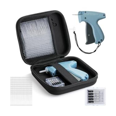 Imagem de Mr. Pen - Arma de etiquetagem com estojo, 5 agulhas, 1008 peças de fixadores de farpas de 5 cm, azul acinzentado, pistola de etiquetagem para pistola de etiqueta de roupas, pistola de preço, pistola