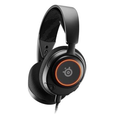 Imagem de Fone de ouvido SteelSeries Arctis Nova 3 multiplataforma para jogos - Som Arctis exclusivo - ClearCast Gen 2 Mic - PC, PS5/PS4, Xbox Series X|S, Switch, Mobile, Preto 61631