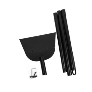 Imagem de Generic Ferramenta de remoção de esterco agrícola e ferramenta de jardinagem portátil para serviço pesado para o jardim da entrada de automóveis ao ar livre, Preto