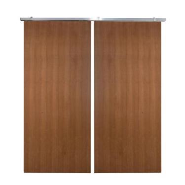 Imagem de Porta Dupla de Correr p/ Verniz Kit Alumínios - Vanin Portas e Janelas