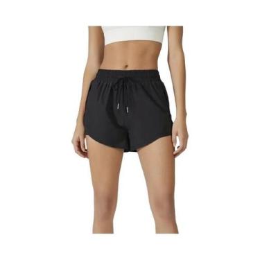 Imagem de Shorts de Yoga Neon Feminino - Fitness, Elastano, Elástico para Corrid