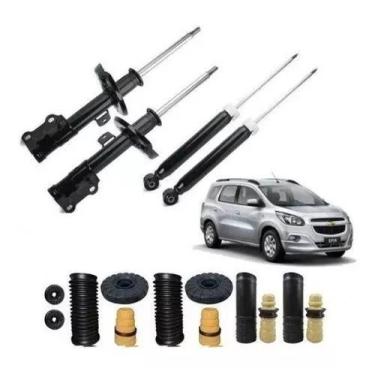 Imagem de 4 Amortecedor 4 Kit Suspensão Spin 2012 2013 2014 2015 2016 - milleniu