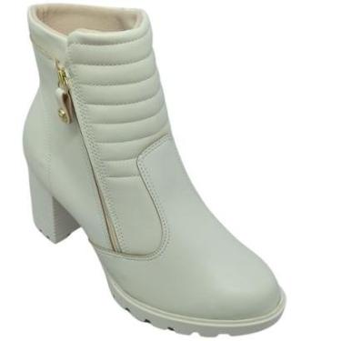 Imagem de Bota Moleca Casual Napa/Strech com Sola Tratorada Cor:;Tamanho:39;Gênero:Feminino-Feminino