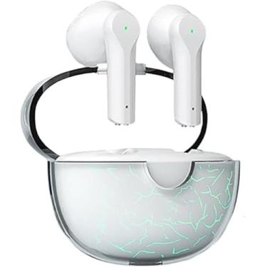 Imagem de Fone de Ouvido intra-auricula Esportivo Sem Fio Bluetooth com Caso de Carregamento TWS Estéreo com cancelamento de ruído XT95 PRO - Branco