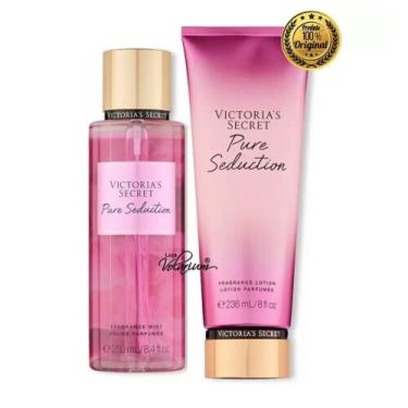 Imagem de Kit Victoria's Secret Pure Creme Seduction 236ml + Body Splash 250 ml